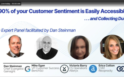 90% of your Customer Sentiment is Easily Accessible . . . and collecting dust